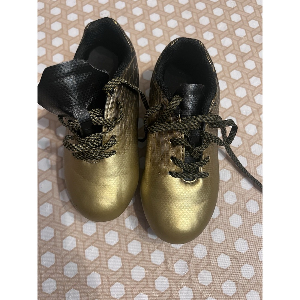 DSG Speed Viper Soccer Cleats Youth Size 10K Lace‎ Up Gold Black